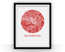 Charger l&#39;image dans la galerie, Richmond Map Print - City Map Poster
